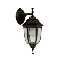 Farol de pared E27 Negro 26W Tecnolite