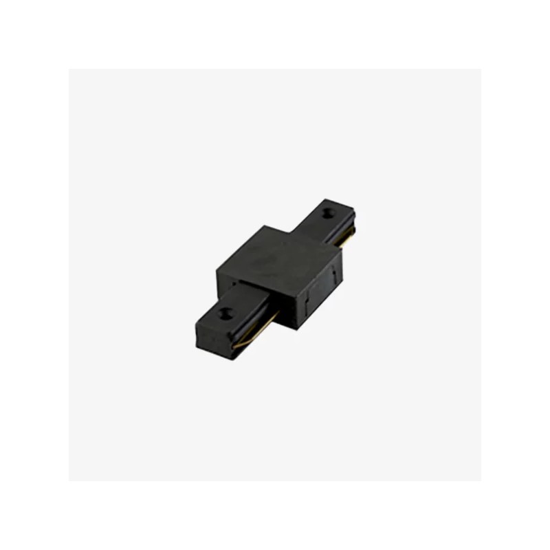 Conector Para Riel Fabricado En Aluminio Acabado Color Negro
