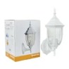 Lámpara de Pared Tipo Farol para Exteriores Base E27 Blanco Tecnolite