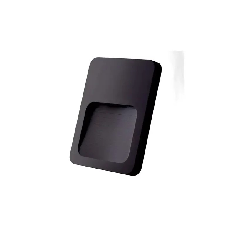 Lámpara de pared LED Luz cálida 1.5W Negro Tecnolite