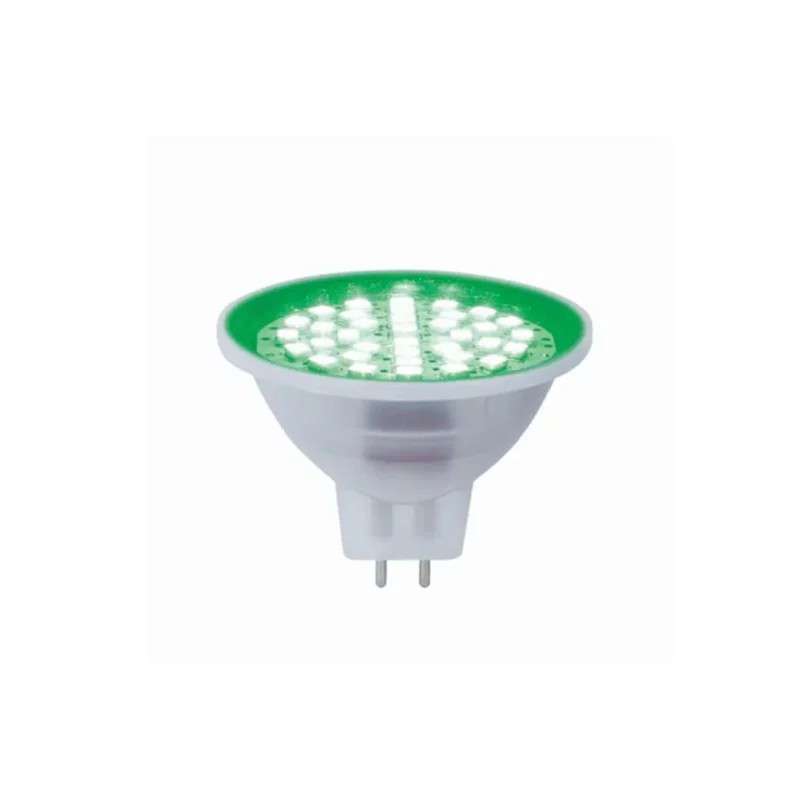 Foco LED MR16 3W Luz Verdes Base  GX5.3 Tecnolite
