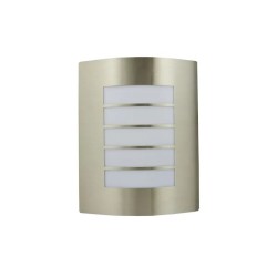 Lámpara de pared exterior E27 Satinado 15W Turin Tecnolite