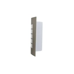Lámpara de pared exterior E27 Satinado 15W Turin Tecnolite