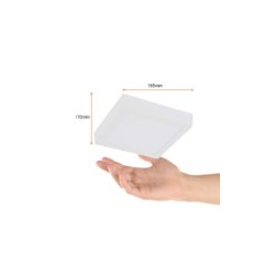 Plafón LED Luz cálida 12W Blanco Tecnolite