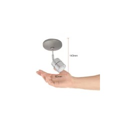 Lámpara de techo dirigible GU10 6W Satinado Bellagio Tecnolite