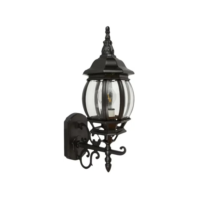 Farol de pared E27 Negro 26W Tecnolite
