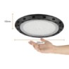 Lámpra LED Colgante Industrial Luz Fría 100W Negro Tecnolite