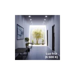 Plafon LED Luz fría 6W Blanco Illux