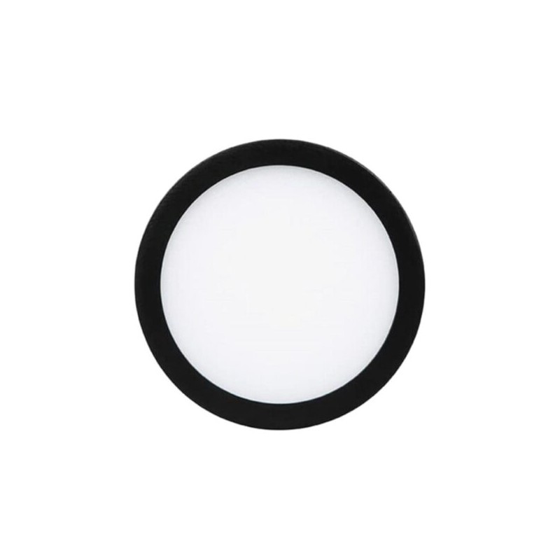 Plafon LED Luz calida 6W Negro Illux