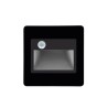 Lampara de Pared LED Luz cálida 1.5W Negro Illux