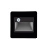 Lampara de Pared LED Luz cálida 1.5W Negro Illux