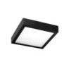 Plafon LED Luz calida 6W Negro Illux