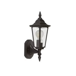 Farol de pared E27 Negro 26W Tecnolite