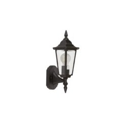 Farol de pared E27 Negro 26W Tecnolite