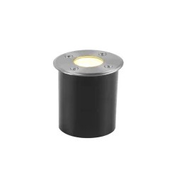 Lámpara de piso LED Luz cálida 3W Satinado Auckland Tecnolite