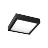 Plafón SMD LED Luz fría 8W Negro Illux