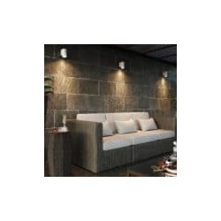 Lampara de pared GU10 Luz calida 35W Blanco Illux