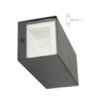 Lámpara Pared LED Empotrable para Exterior Luz Cálida 9W Gris Tecnolite