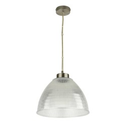 Lámpara colgante E27 15W PC rayado Tecnolite