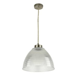 Lámpara colgante E27 15W PC rayado Tecnolite