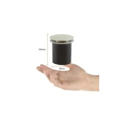 Empotrado LED a piso Luz cálida 1W Gris Tecnolite