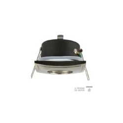 Lámparara empotrable a prueba de vapor GX5.3 50W Satinado Adria II Tecnolite