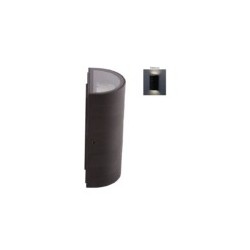 Lámpara de pared exterior LED Luz blanca 6W Negro Ravenne Tecnolite
