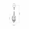 Farol colgante E27 Blanco 60W Tecnolite