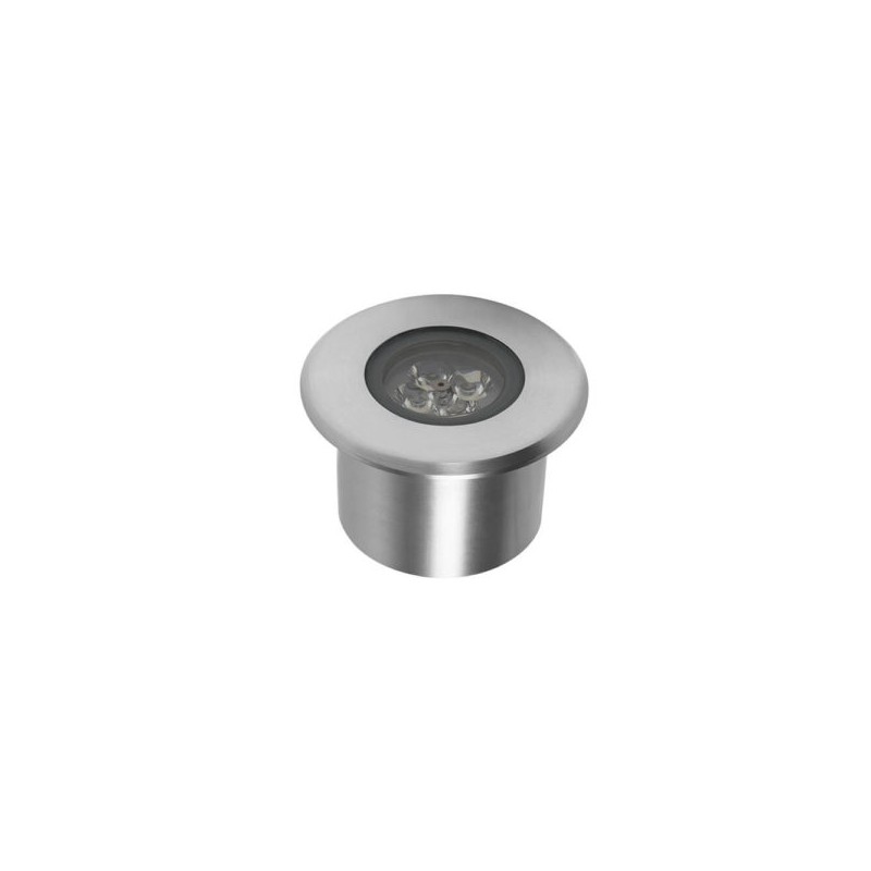 Lámpara de piso LED Luz blanca 5W Gris Illux