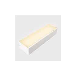 Lámpara de pared LED (GY6.35 x2) Luz cálida 20W Blanco Tecnolite