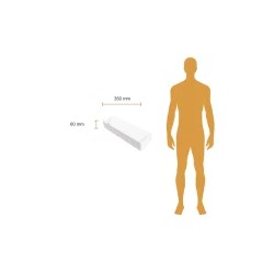 Lámpara de pared LED (GY6.35 x2) Luz cálida 20W Blanco Tecnolite