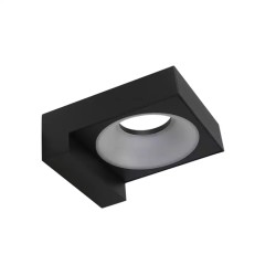 Lámpara de pared exterior LED Luz cálida 8W Negro Tecnolite