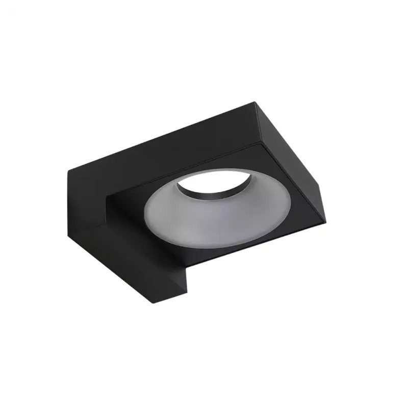 Lámpara de pared exterior LED Luz cálida 8W Negro Tecnolite