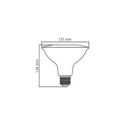 Foco LED PAR38 E27 Luz azul 13.5 W Tecnolite