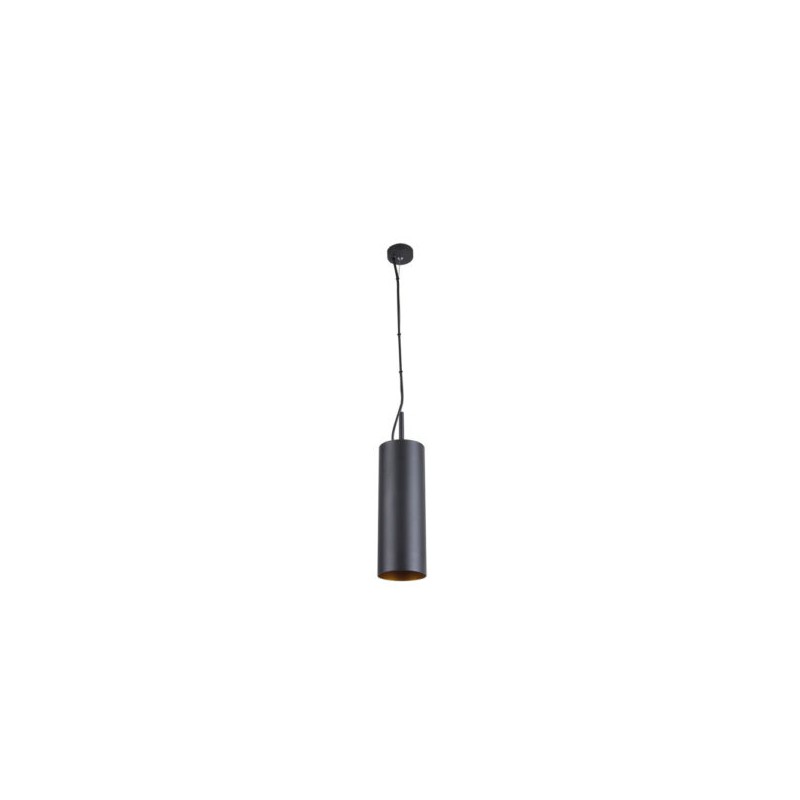 Lámpara colgante E27 8.5W Negro Tecnolite