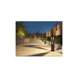 Poste LED 8W 100-277V IP54 Negro Illux