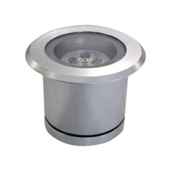 Lampara de Piso LED Luz calidad 8W Plateado Illux