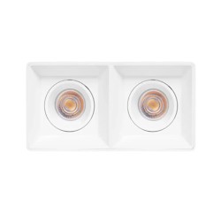 Lámpara LED dirigible 2x15W Blanco Illux