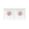 Lámpara LED dirigible 2x15W Blanco Illux