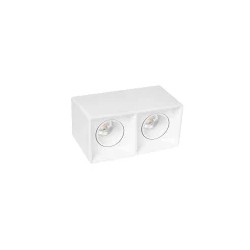 Lámpara LED dirigible 2x15W Blanco Illux