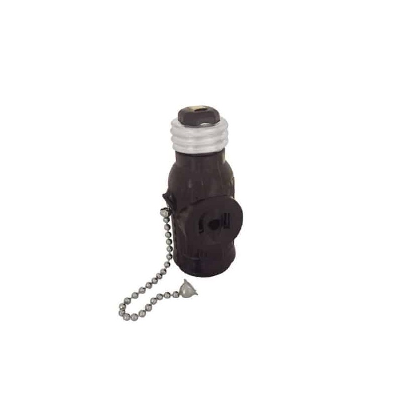 Portalámpara ladrón con cadena Café Illux