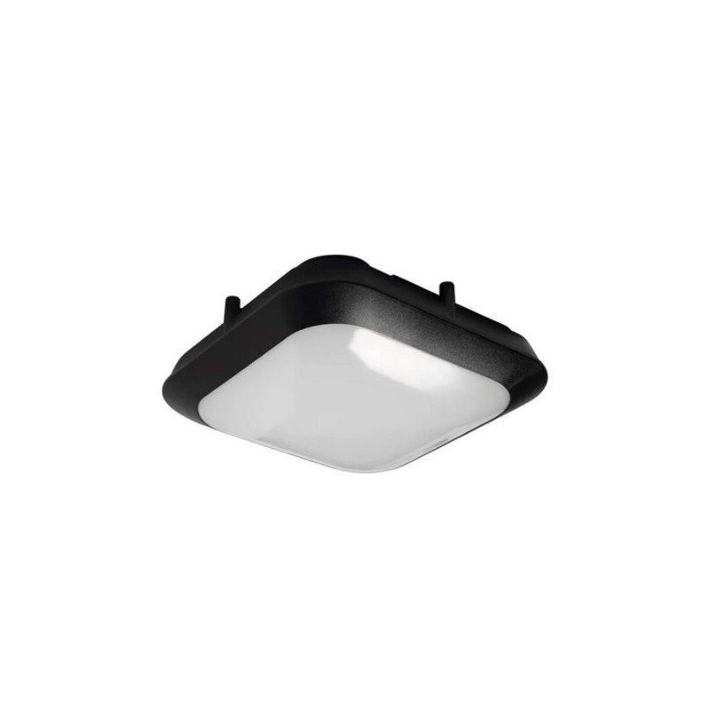 Plafon LED Luz fria 14W Negro Illux
