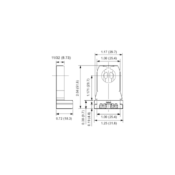 Base PortaLámparas para tubos fluorescentes blanca | 660W | (T8/T12) | Leviton