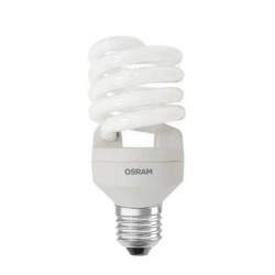 Foco espiral ahorrador DULUX value miniespiral el twist 20W E27 Osram