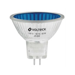 Foco de halógeno JR 50W Azul Volteck