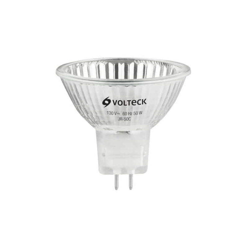 Foco de halógeno MR16 transparente 50W Volteck