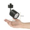 Lámpara para riel tipo spot dirigible Base GU10 50W Negro Tecnolite
