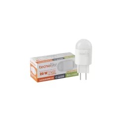 Ampolleta LED GY6.5 Luz cálida 2W Tecnolite