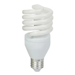 Foco Fluorescente Espiral 26W Luz fría Base E27 Tecnolite