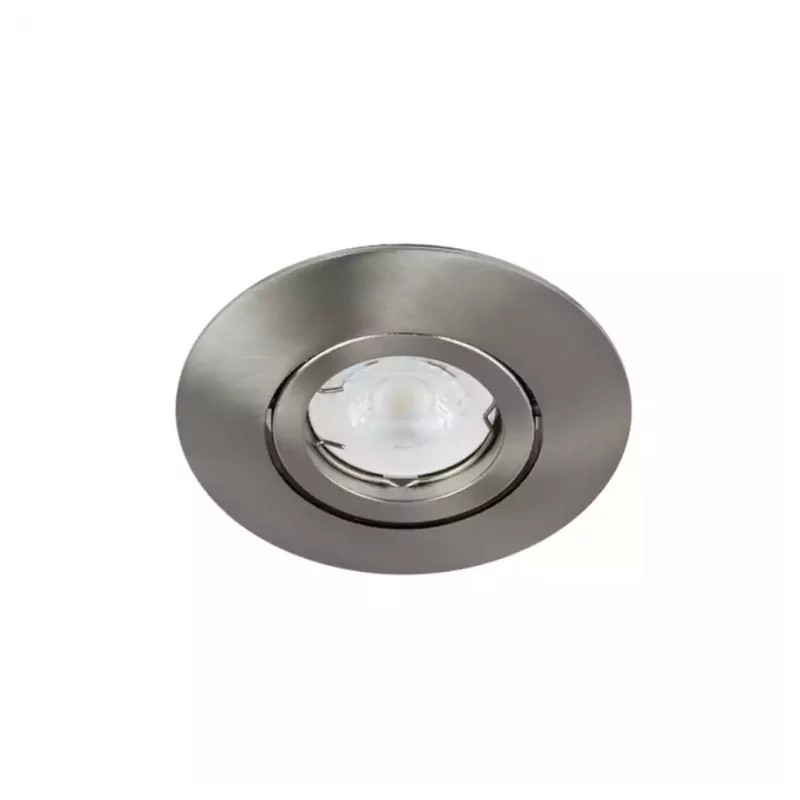 Lámpra de Techo LED Empotrable para Interior Base GX5.3 6W Satinado Tecnolite